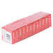 A red package of Universal Clear Write-On Invisible Tape on a white background.