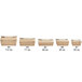 Choice 7 3/4" x 5 1/2" x 2 1/2" Kraft Microwavable Folded Paper #3 Take-Out Container - 50/Pack Main Thumbnail 5