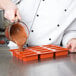 Matfer Bourgeat 257985 Gastroflex Orange Silicone 12 Compartment Mini Cake Mold Main Thumbnail 4