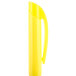 A yellow rectangular plastic bottle with a white and yellow Bic label containing Bic highlighters.