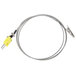 A Taylor 9806 oven probe cable with a yellow plug and black and yellow wires.