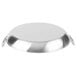 An American Metalcraft stainless steel pan with a hammered design and two handles.