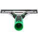 An Unger ErgoTec 6" window squeegee with a green and black plastic handle.