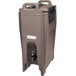 Cambro UC500194 Ultra Camtainers® 5.25 Gallon Granite Sand Insulated Beverage Dispenser Main Thumbnail 1
