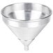 American Metalcraft 1 Qt. (32 oz.) 7 1/4" Funnel with Built-In Strainer 699ST Main Thumbnail 1