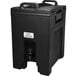 Cambro UC1000110 Ultra Camtainers® 10.5 Gallon Black Insulated Beverage Dispenser Main Thumbnail 1