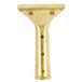 A close-up of a gold metal Unger GoldenClip brass squeegee handle.
