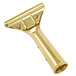 A gold metal Unger brass squeegee handle.