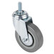 Choice 4" Swivel Stem Caster for Stainless Steel Utility Carts Main Thumbnail 7