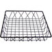 Cal-Mil 1293TRAY Black Square Wire Basket - 12" x 12" x 3" Main Thumbnail 1