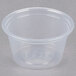 Dart Conex Complements 075PC 0.75 oz. Clear Plastic Souffle / Portion Cup - 2500/Case Main Thumbnail 2