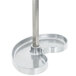 A metal object with a long stick used for a Robot Coupe commercial food processor.