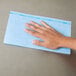 Chicopee 8253 Chix 13" x 21" Blue Medium-Duty Microban Foodservice Towel - 150/Case Main Thumbnail 1