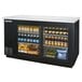 Beverage-Air BB58HC-1-GS-B-WINE 59" Black Counter Height Sliding Glass Door Back Bar Wine Refrigerator Main Thumbnail 1