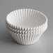 White Fluted Baking Cup 2 1/4" x 1 5/8" - 10000/Case Main Thumbnail 3