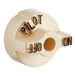 A white Pitco knob with the word "Pilot" on it.