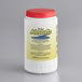 A white container of Noble Chemical Absorb odor neutralizer with a yellow label and red lid.