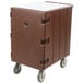 Cambro 1826LTC131 Camcart Dark Brown Mobile Cart for 18" x 26" Sheet Pans and Trays Main Thumbnail 2