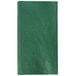 A Choice Hunter Green paper dinner napkin on a white background.