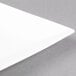 CAC DM-C41 White Diamond 14 1/2" x 11" Bright White Porcelain Coupe Serving Platter - 12/Case Main Thumbnail 5