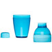 Fineline 4102-BL Quenchers 10 oz. Disposable Blue Plastic Shaker - 24/Case Main Thumbnail 2