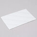 7 1/8" x 4 1/2" 3-Ply Glassine 1 1/2 lb. White Candy Box Pad with Gold Floral Pattern   - 250/Case Main Thumbnail 3
