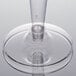 Fineline Flairware 2104 4 oz. Clear Plastic 2 Piece Champagne Glass - 360/Case Main Thumbnail 5