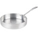 A Vollrath Wear-Ever saute pan with a TriVent chrome plated handle.