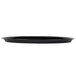 A black WNA Comet 16" catering tray with a rim.