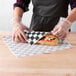 Choice 15" x 15" Black Check Deli Sandwich Wrap Paper - 4000/Case Main Thumbnail 1
