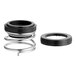 A black and silver Hoshizaki mechanical seal with a metal spring.