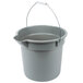 Continental 8114GY Huskee 14 Qt. Gray Round Utility Bucket Main Thumbnail 4