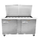 Traulsen UST6024-RR 60" 2 Right Hinged Door Refrigerated Sandwich Prep Table Main Thumbnail 3
