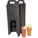 Carlisle LD500N03 Cateraide™ LD 5 Gallon Black Insulated Beverage Dispenser Main Thumbnail 5