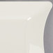 Fineline Wavetrends 1407-BO 7 1/2" x 12" Bone / Ivory Plastic Luncheon Plate - 120/Case Main Thumbnail 4