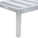 A Channel KDR148 metal keg dunnage rack on a white table.