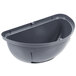Carlisle 34302223 Centurian 21 Gallon Dove Gray Half Round Waste Container Lid with Swing Door Main Thumbnail 5