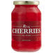 A jar of Regal Maraschino cherries without stems.