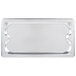 A silver rectangular Vollrath Super Pan 3 cook-chill cover.