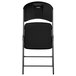 Lifetime 80187 Black Contoured Folding Chair - 4/Pack Main Thumbnail 3