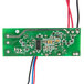 The green AvaMix control board with red and black wires.