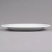 Tuxton YPA-096 Sonoma 9 3/4" Bright White Embossed Rim China Plate - 24/Case Main Thumbnail 5