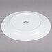 Tuxton YPA-096 Sonoma 9 3/4" Bright White Embossed Rim China Plate - 24/Case Main Thumbnail 6