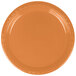 Creative Converting 324811 7" Pumpkin Spice Plastic Plate - 240/Case Main Thumbnail 2