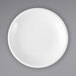 Acopa 4" Round Bright White Coupe Stoneware Plate - 36/Case Main Thumbnail 3