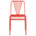 BFM Seating DV455GE Venice Beach Grenadine Stackable Steel Side Chair Main Thumbnail 4