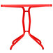 BFM Seating DVN3636GEU Nexus 36" Square Grenadine E-Coated Steel Dining Table Main Thumbnail 3