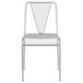 BFM Seating DV455TS Venice Beach Titanium Silver Stackable Steel Side Chair Main Thumbnail 4