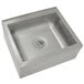 Advance Tabco 9-OP-44 24" x 24" x 12" Stainless Steel Floor Mounted Mop Sink Main Thumbnail 1
