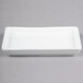 A Libbey white rectangular porcelain tray.